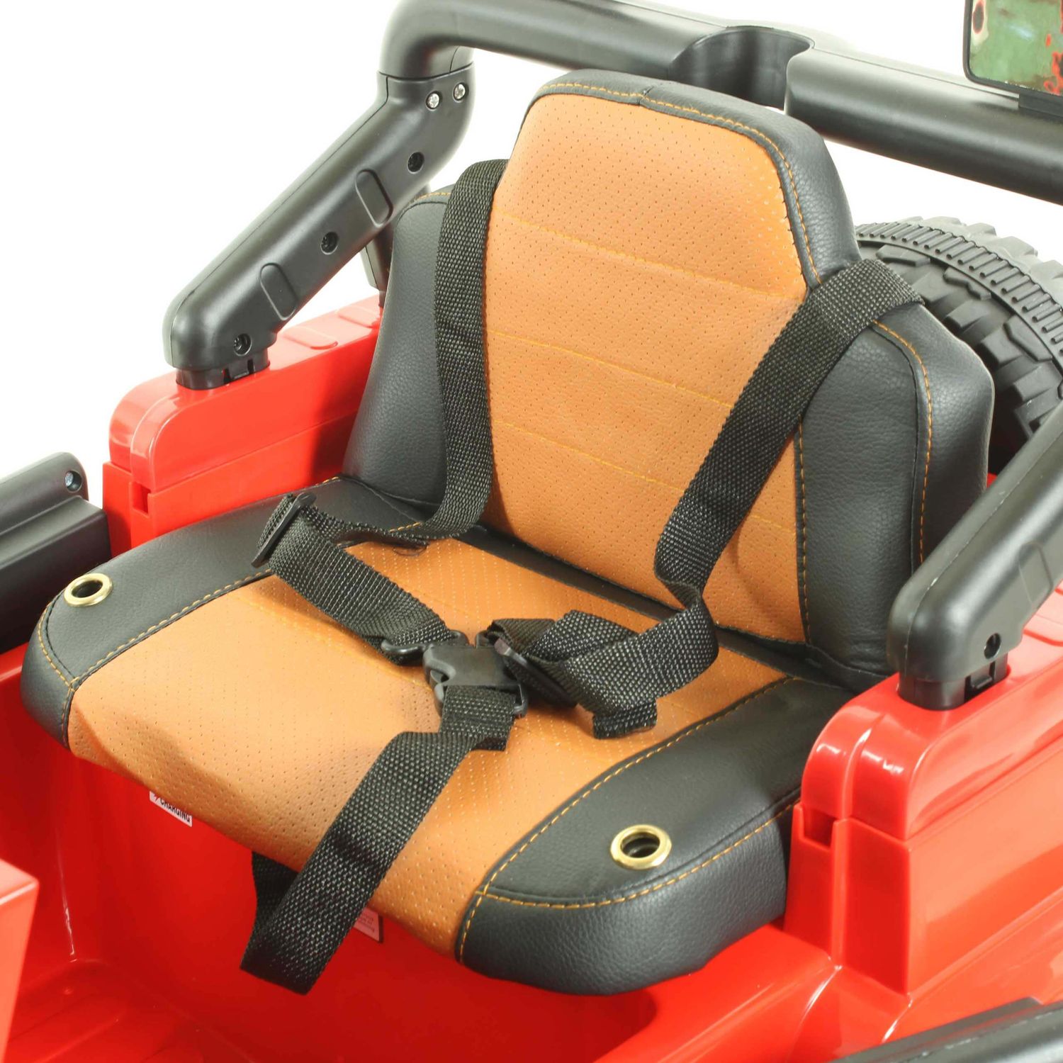Elektriline 4x4 laste elektriauto nahkistmete ja puldiga - Pilt 4