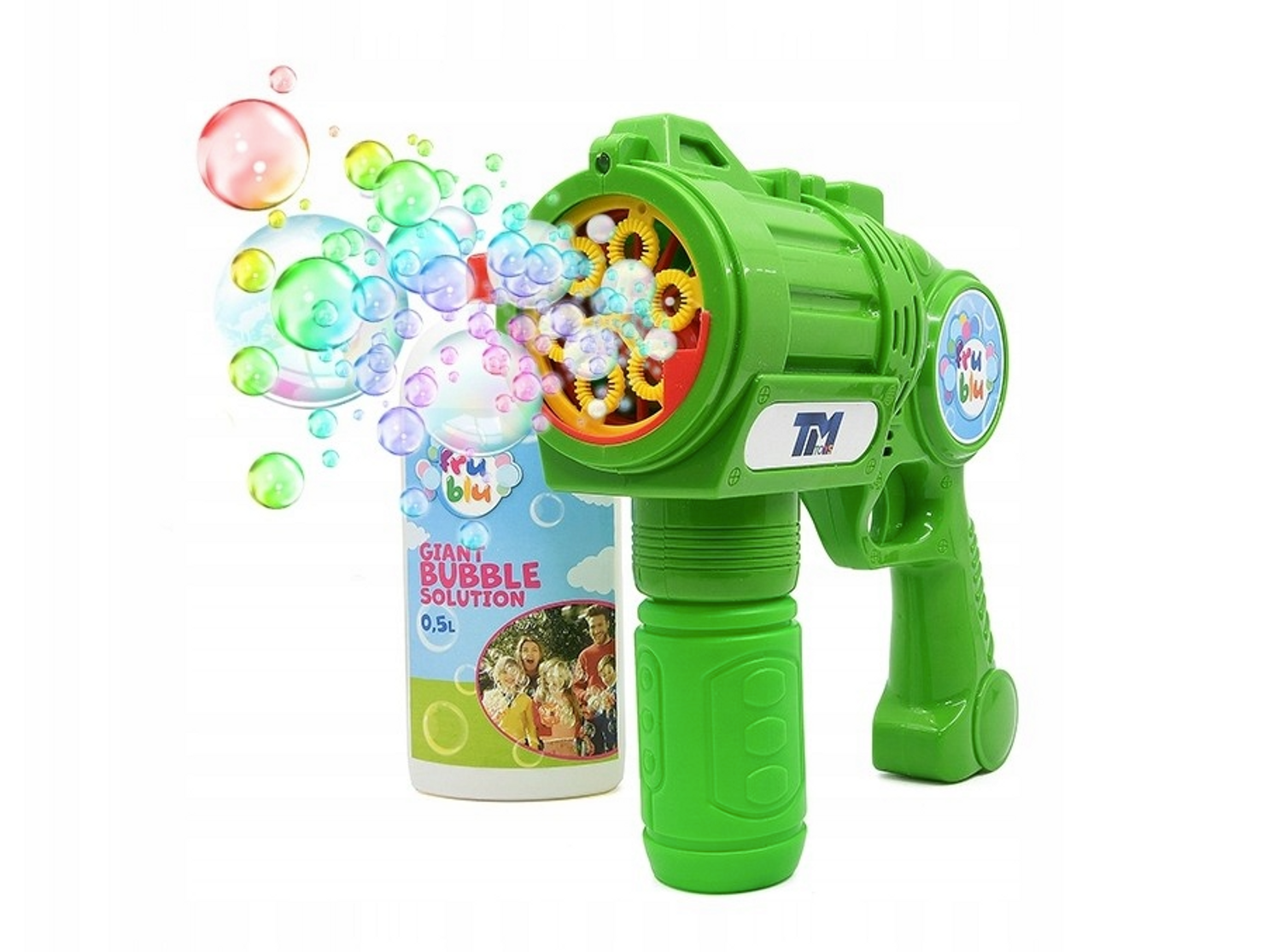 Fru Blu Mega Blaster seebimullipüstol + vedelik 500 ml - Pilt 2