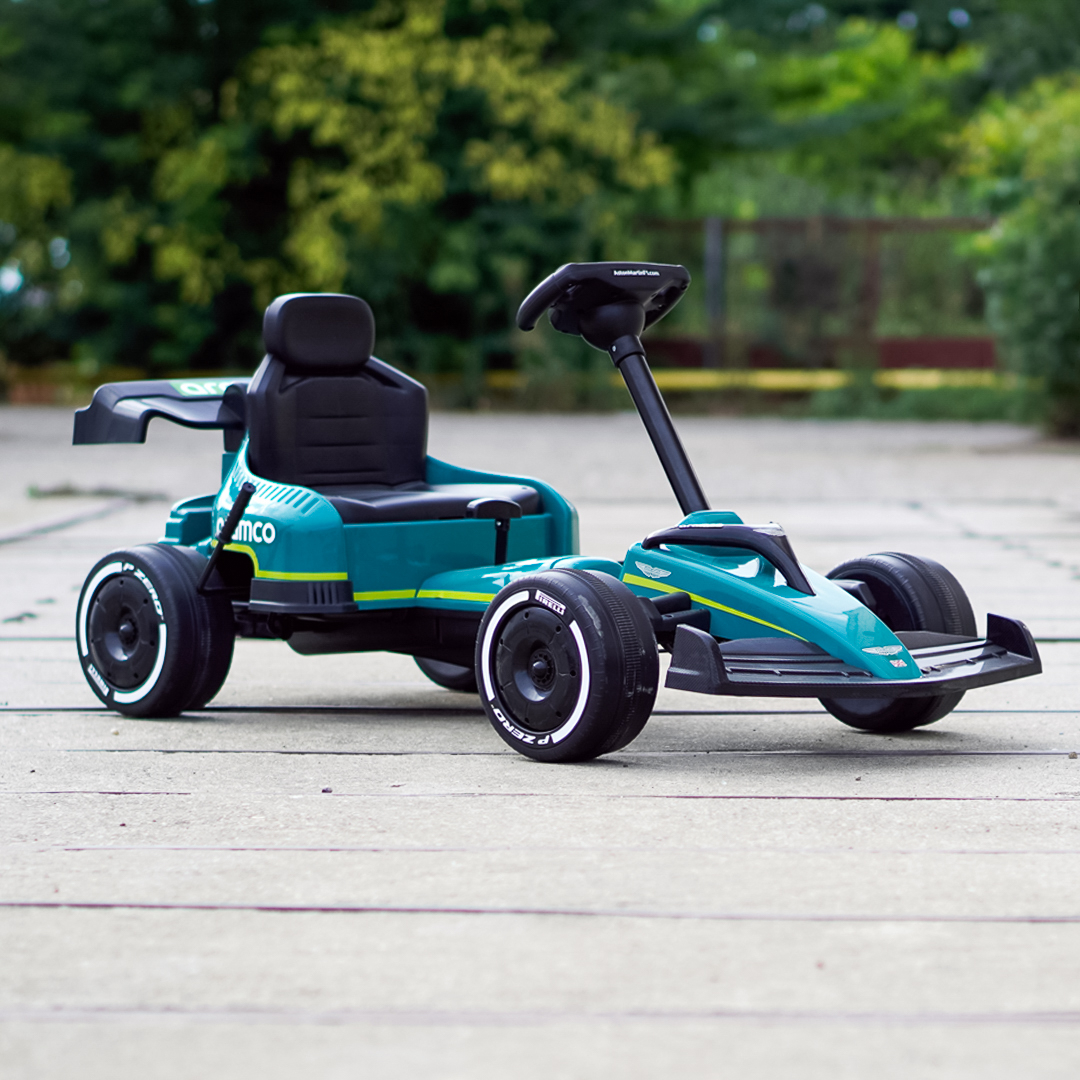 Aston Martin Formula 1 pedaalidega lastekart, EVA-rattad - Pilt 2