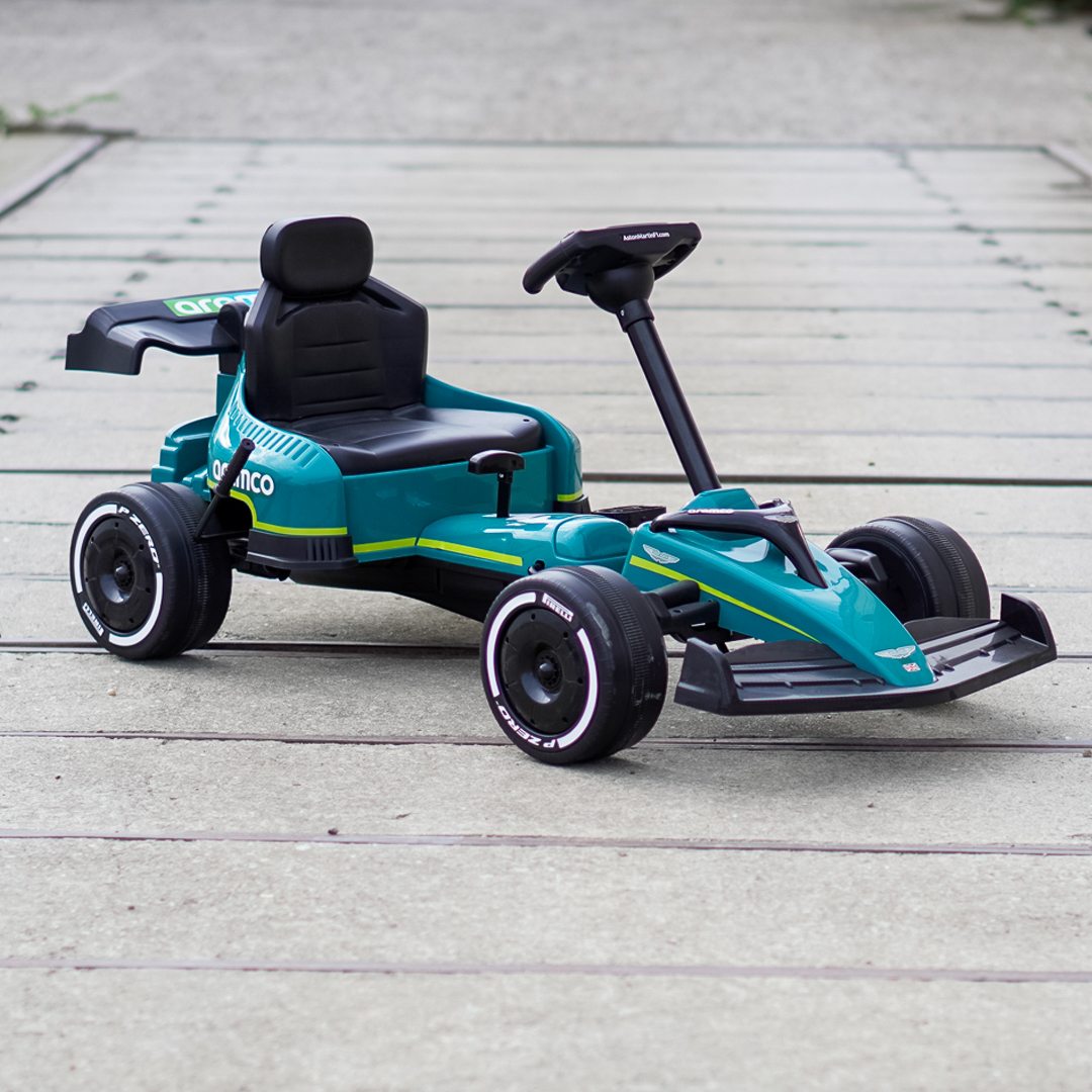 Aston Martin Formula 1 pedaalidega lastekart, EVA-rattad - Pilt 4