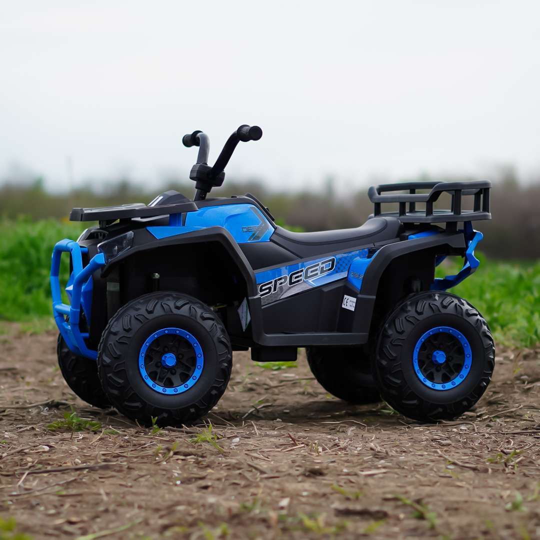 Elektriline laste ATV Solley MiniDesert, vanuses 2-5 aastat, 70W 12V, bluetooth, sinine - Pilt 5