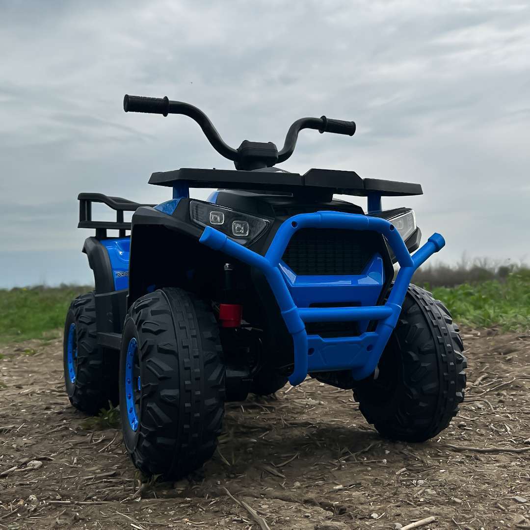 Elektriline laste ATV Solley MiniDesert, vanuses 2-5 aastat, 70W 12V, bluetooth, sinine - Pilt 2