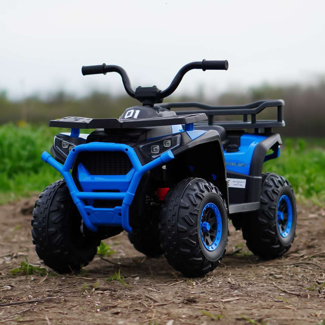 Elektriline laste ATV Solley MiniDesert, vanuses 2-5 aastat, 70W 12V, bluetooth, sinine - Pilt 3