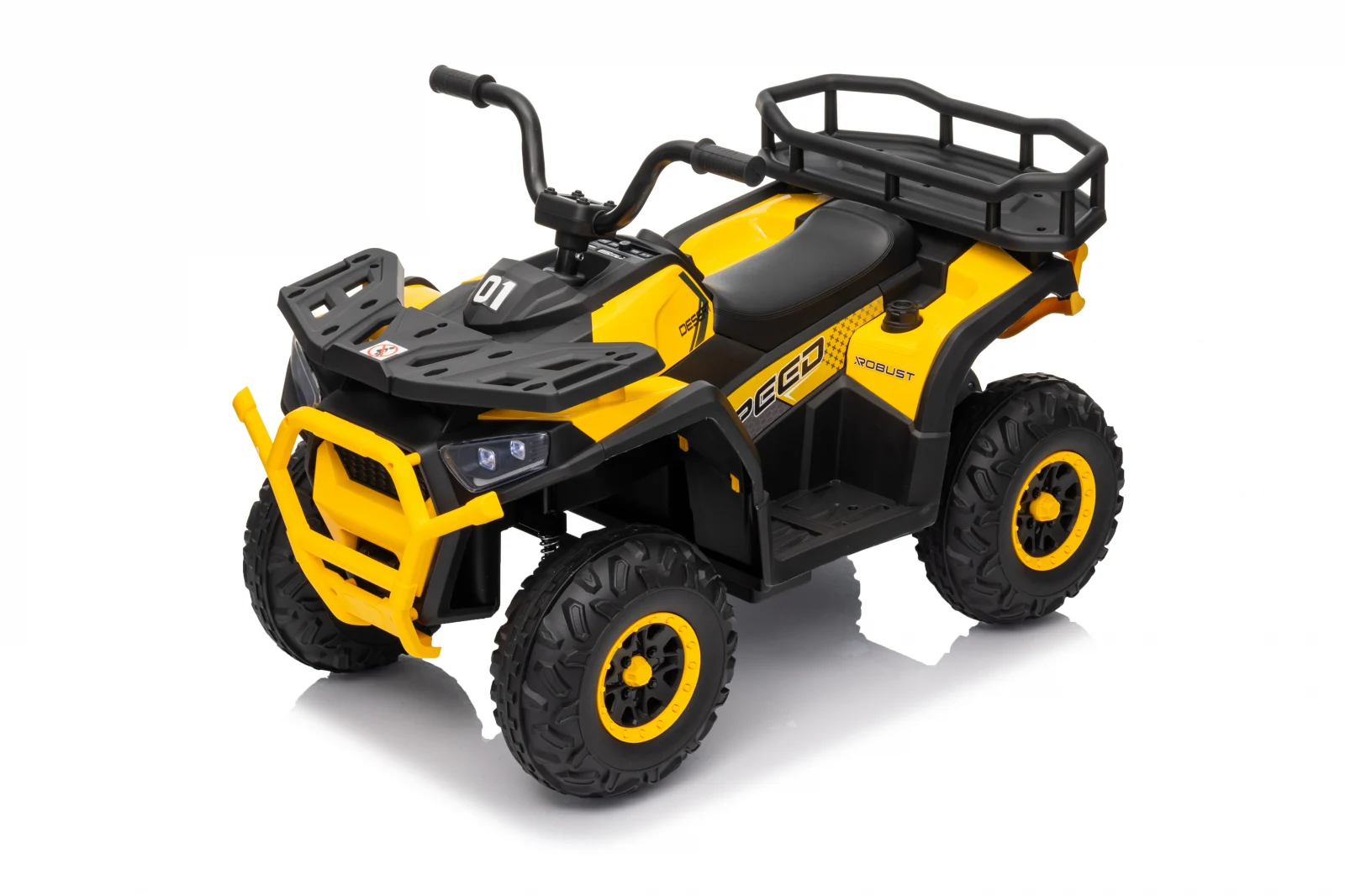 Elektriline laste ATV Solley MiniDesert, vanuses 2-5 aastat, 70W 12V, bluetooth, kollane - Pilt 3