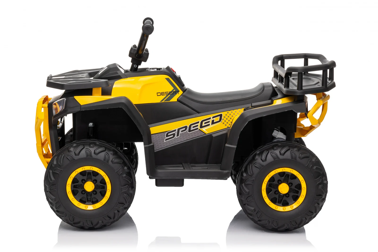 Elektriline laste ATV Solley MiniDesert, vanuses 2-5 aastat, 70W 12V, bluetooth, kollane - Pilt 5