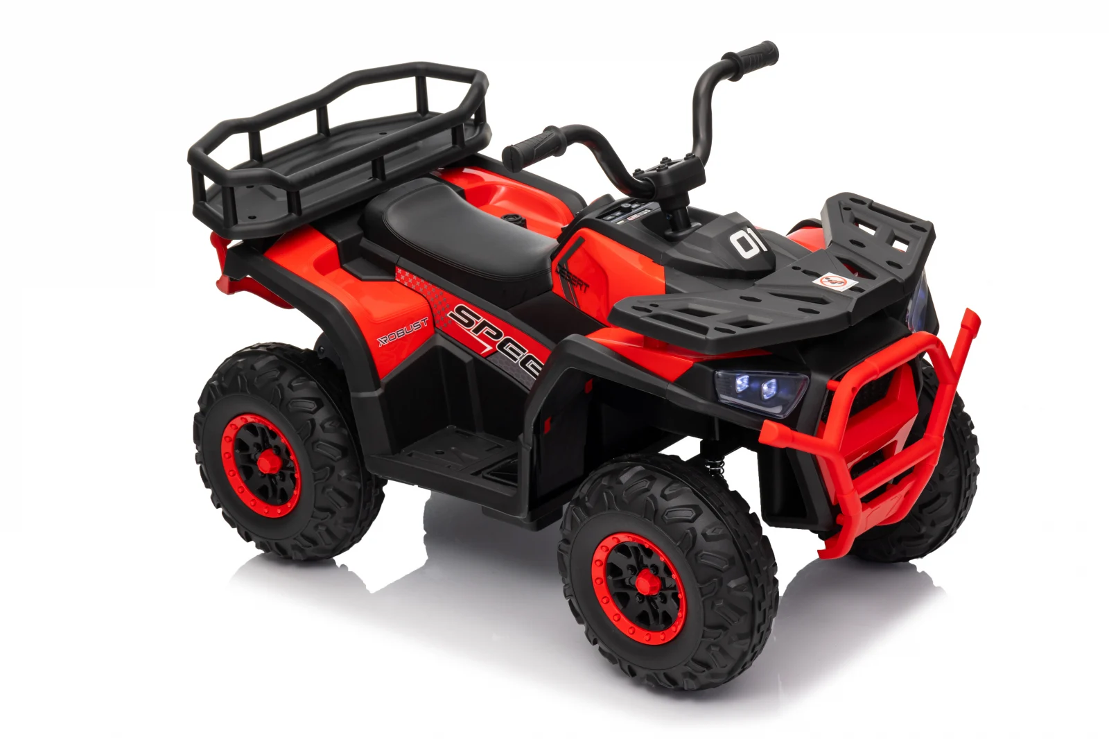 Elektriline laste ATV Solley MiniDesert, vanuses 2-5 aastat, 70W 12V, bluetooth, punane - Pilt 5
