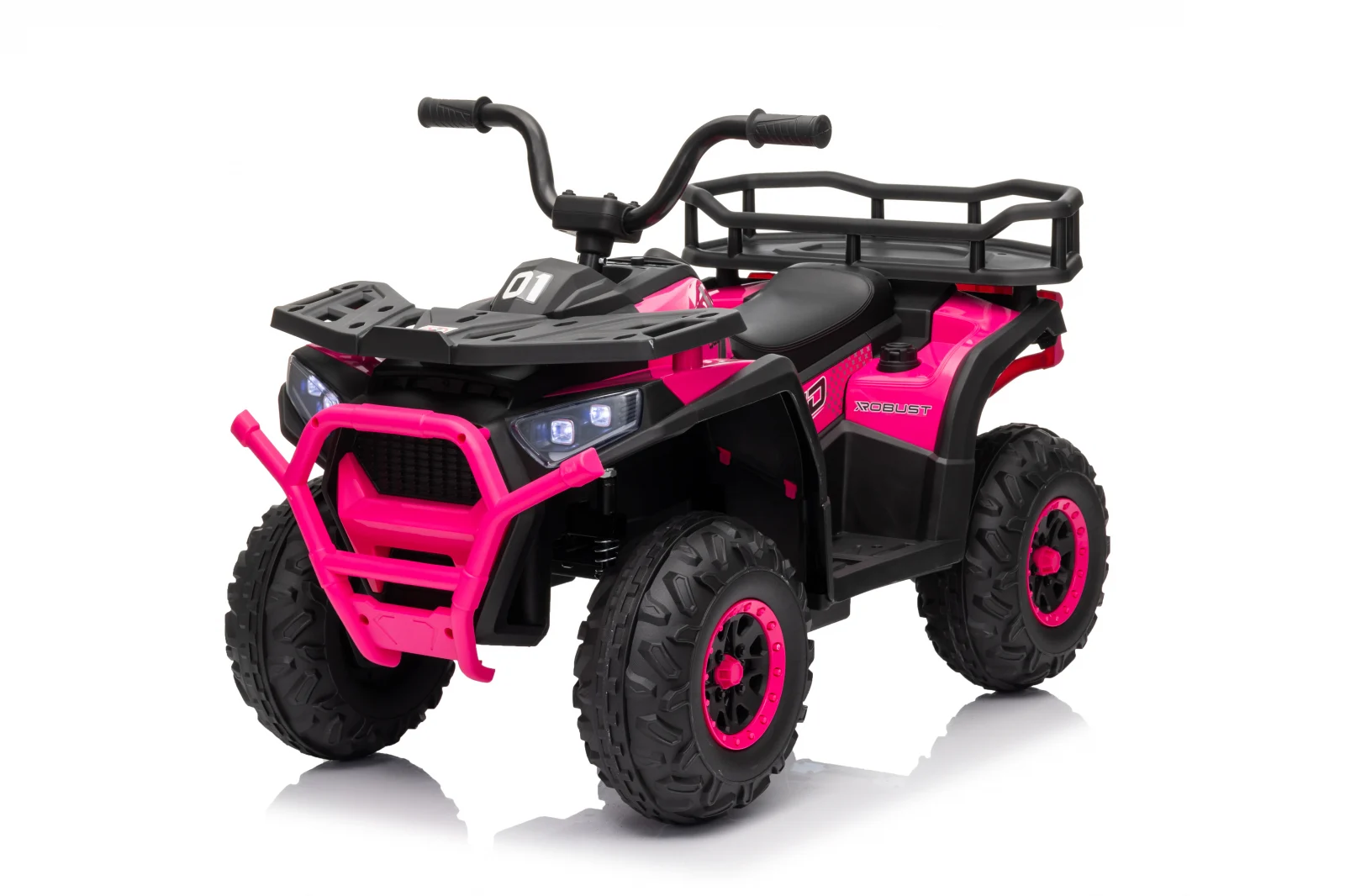 Elektriline laste ATV Solley MiniDesert, vanuses 2-5 aastat, 70W 12V, bluetooth, roosa - Pilt 3