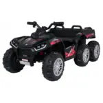 Elektriline laste ATV FarmQuad 6x6, 180W, 12V 14Ah, premium, must