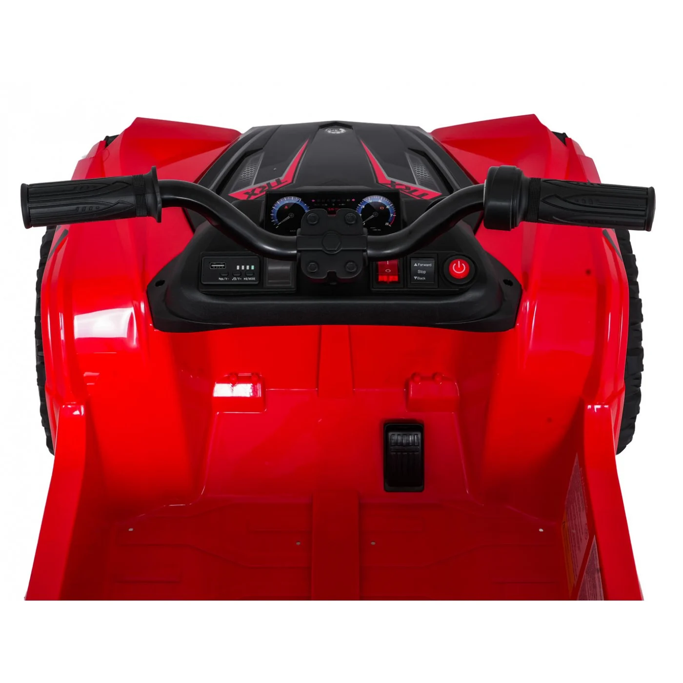 Elektriline laste ATV FarmQuad 6x6, 180W, 12V 14Ah, premium, punane - Pilt 5