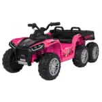 Elektriline laste ATV FarmQuad 6x6, 180W, 12V 14Ah, premium, roosa