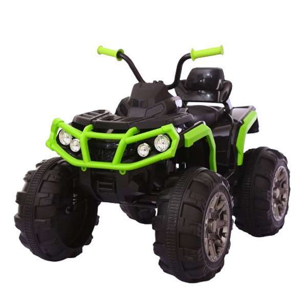 Elektriline lasteatv Offroad-K, 90W, 12V, nahkiste, roheline