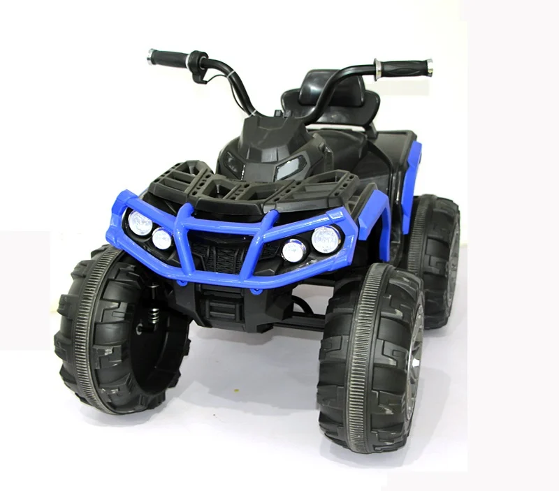 Elektriline lasteatv Offroad-K, 90W, 12V, nahkiste, sinine - Pilt 2