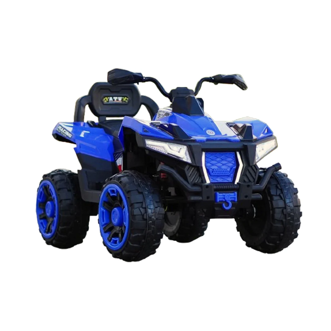 Laste elektriline ATV SuperOffroad V2, 4x4, 140W, 12V, 7Ah, kahele lapsele, sinine