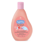 2in1 Šampoon ja dušigeel lastele (maasikalõhnaline), 250ml, Bebble