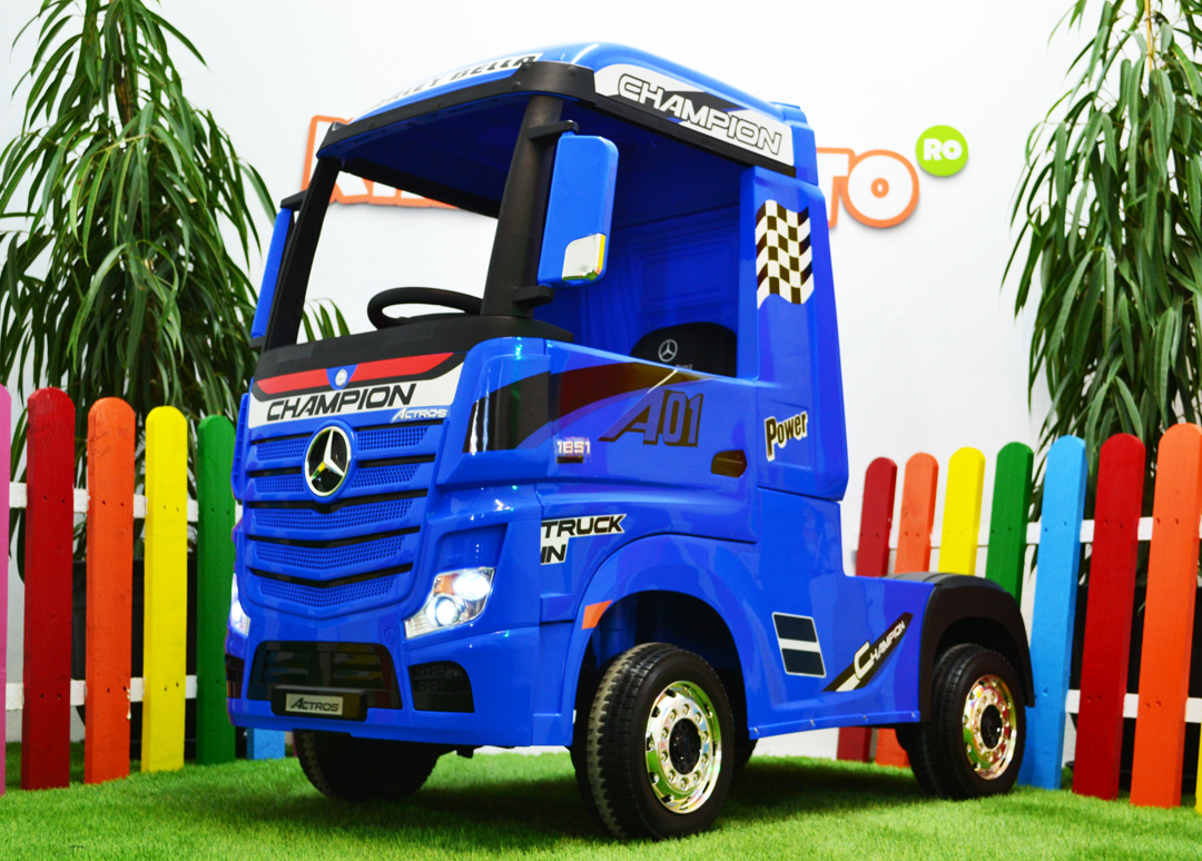 Elektriline lasteauto Mercedes Actros Truck 4x4, 180W, 12V, Premium - Pilt 4