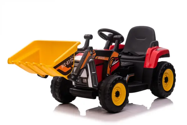 Elektriline lasteekskavaator BJ611C, 60W, 12V, Bluetooth, kaugjuhtimispuldiga