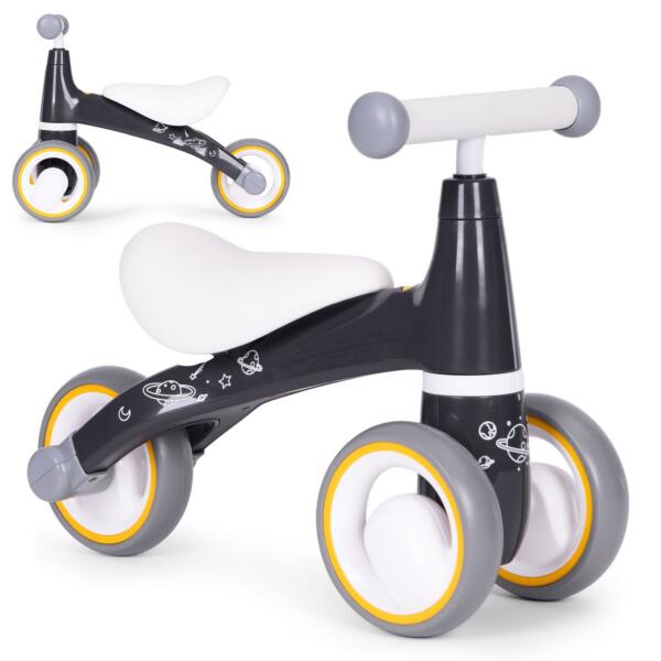 ECOTOYS tasakaalujalgratas lastele, EVA-rattad, "Kosmos" motiiv