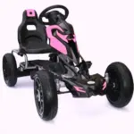 Pedaalidega laste kart Thunder, vanuses 5-10 aastat, EVA rattad