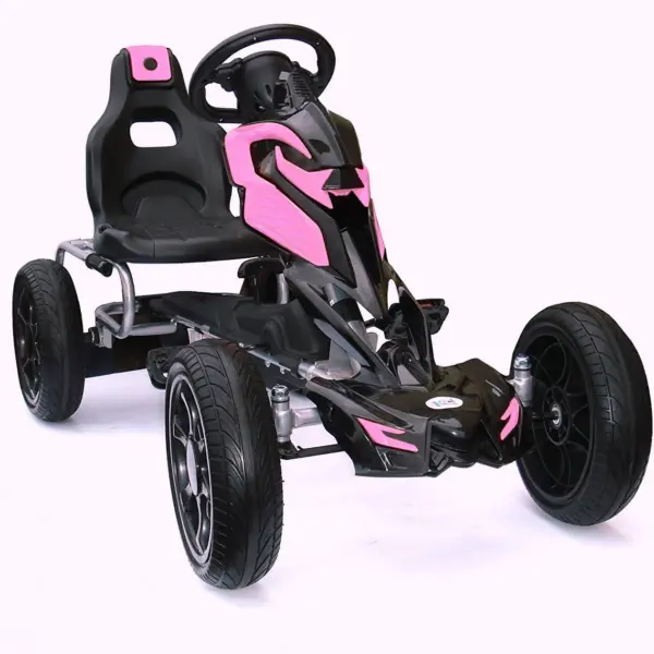 Pedaalidega laste kart Thunder, vanuses 5-10 aastat, EVA rattad