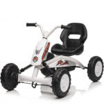 Pedaalikart lastele, vanuses 2-6 aastat, valge