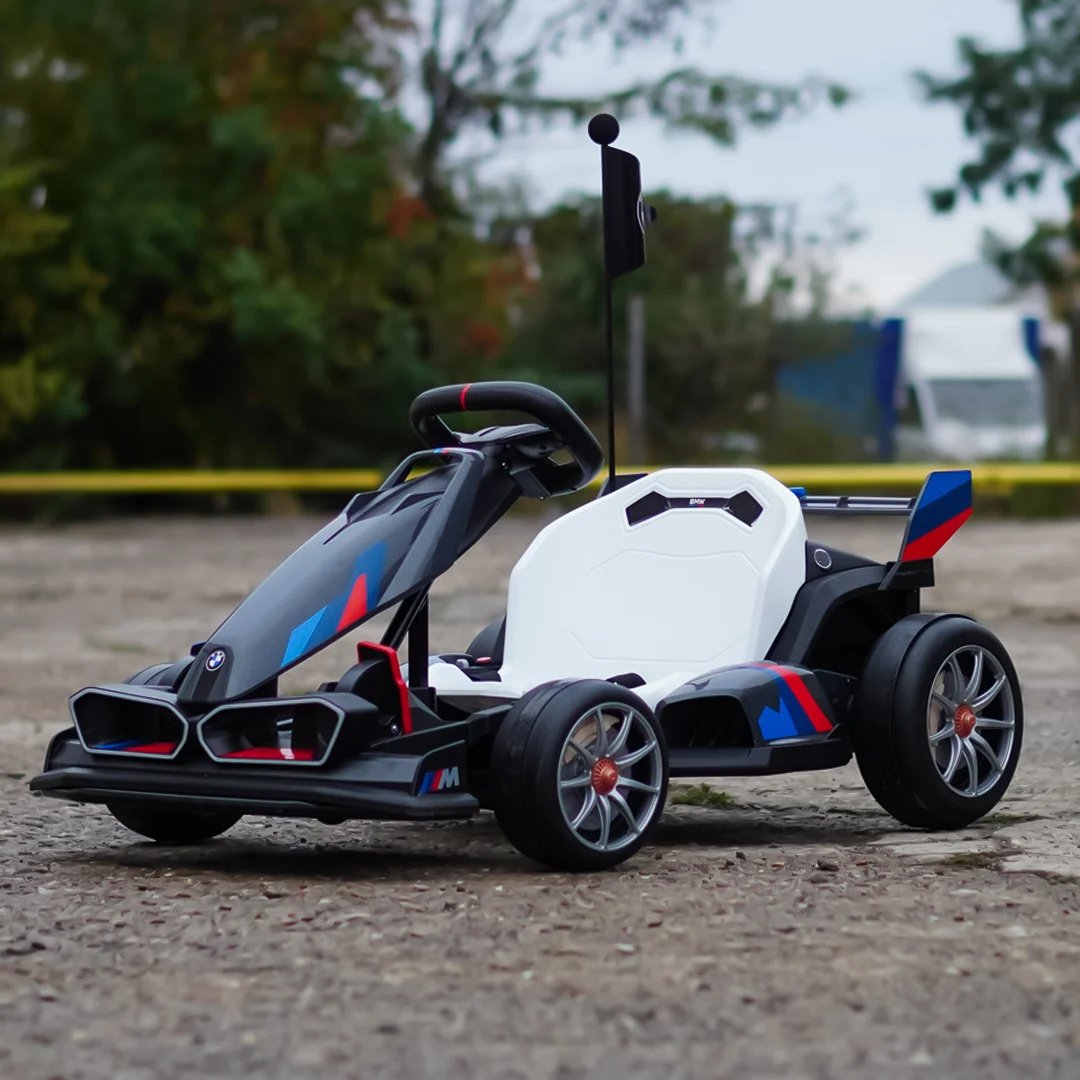 Laste elektriline kart BMW Motorsport, 500W võimsus, reguleeritav šassii, hall - Pilt 2