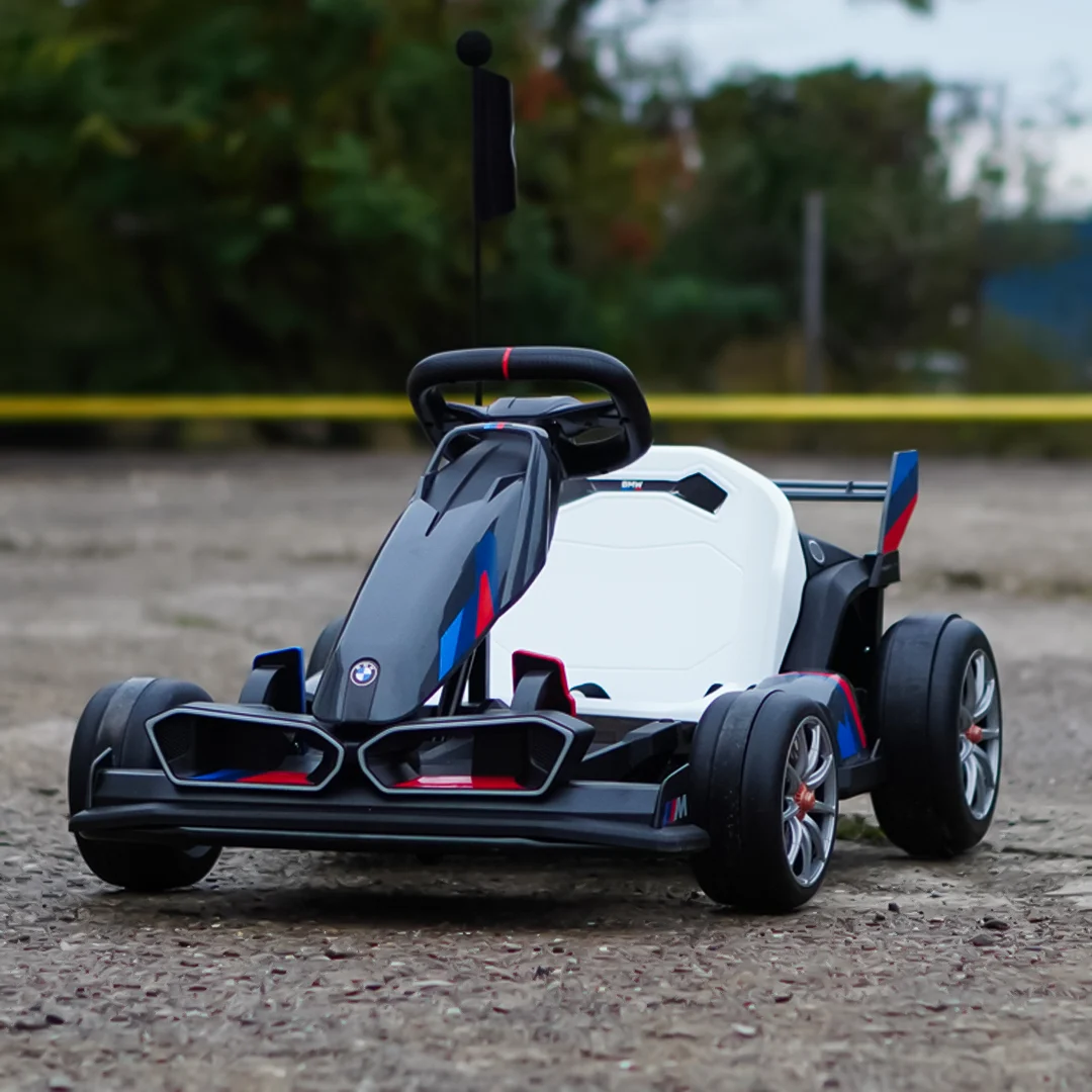 Laste elektriline kart BMW Motorsport, 500W võimsus, reguleeritav šassii, hall - Pilt 5