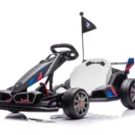Laste elektriline kart BMW Motorsport, 500W võimsus, reguleeritav šassii, hall