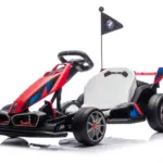 Laste elektriline kart BMW Motorsport, 500W võimsus, reguleeritav šassii, punane