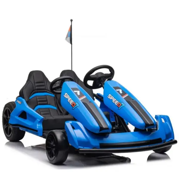 Elektriline laste kart vanuses 5-14 aastat, Speed7, 2-kohaline, 600W, 48V 14Ah, premium varustus