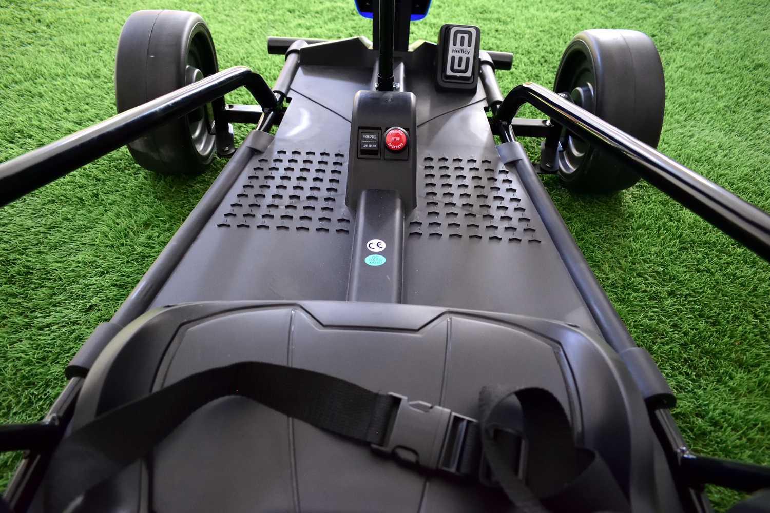 Elektriline laste gokart, 500W, 24V, pehmete rehvidega, drift-funktsiooniga, sinine - Pilt 3