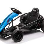 Elektriline laste gokart, 500W, 24V, pehmete rehvidega, drift-funktsiooniga, sinine
