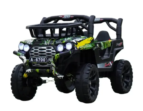Elektriline lasteauto CAPE-X 4x4, 100W, 12V, pehmendatud iste, Graffiti disain