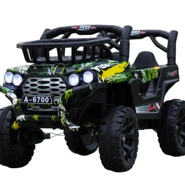 Elektriline lasteauto CAPE-X 4x4, 100W, 12V, pehmendatud iste, Graffiti disain