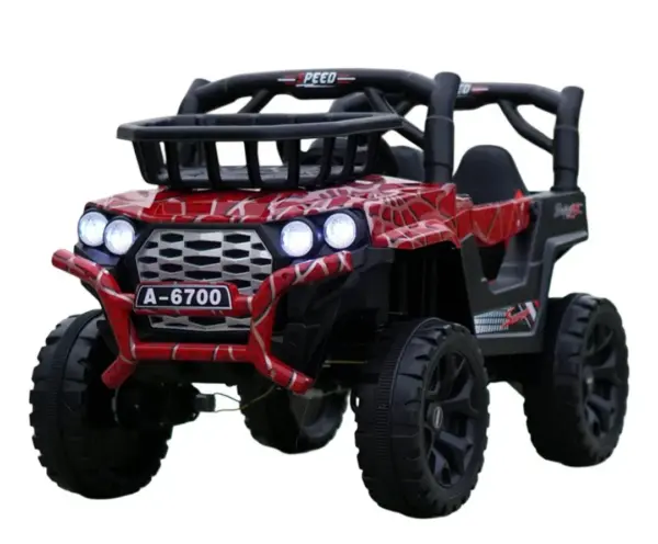 Elektriline lasteauto CAPE-X 4x4, 100W, 12V, pehmendatud iste, Spider disain