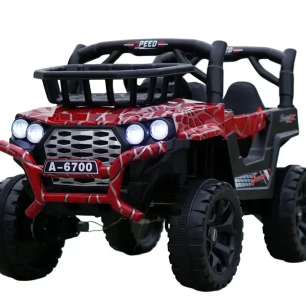 Elektriline lasteauto CAPE-X 4x4, 100W, 12V, pehmendatud iste, Spider disain