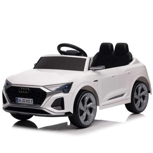 Litsentseeritud elektriline lasteauto Audi SQ8, kaugjuhtimispuldiga, 70W, 12V, standard, valge