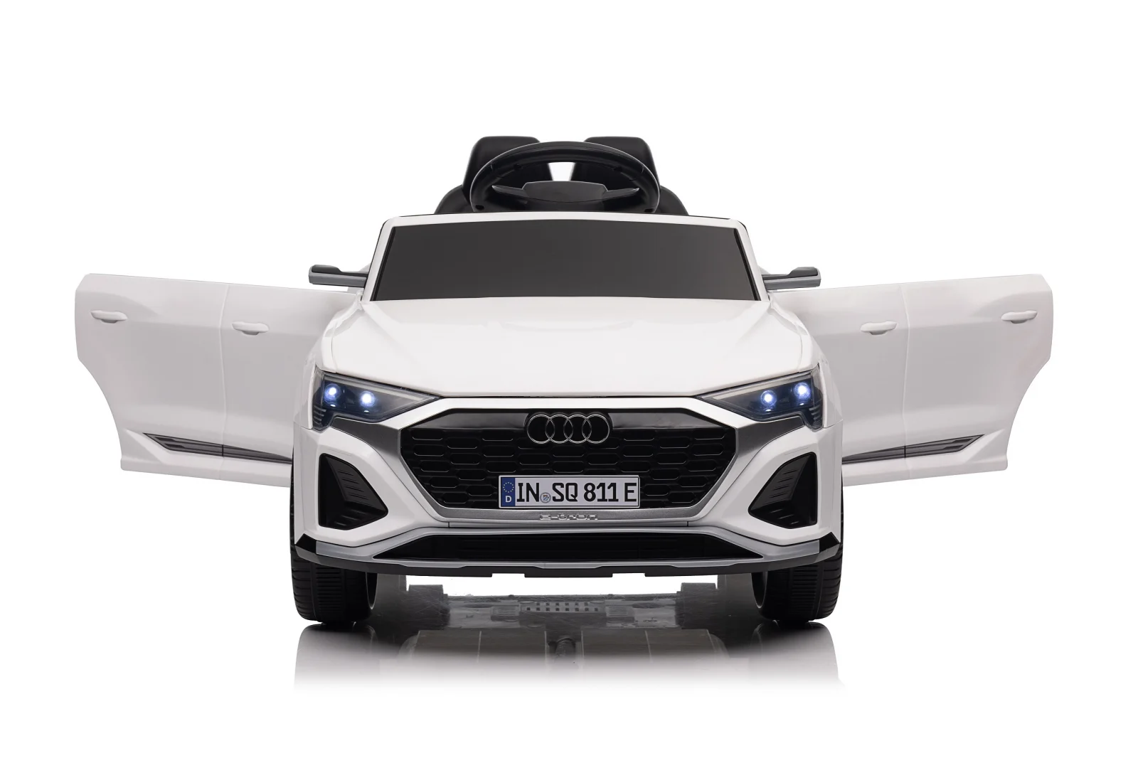 Litsentseeritud elektriline lasteauto Audi SQ8, kaugjuhtimispuldiga, 70W, 12V, standard, valge - Pilt 3