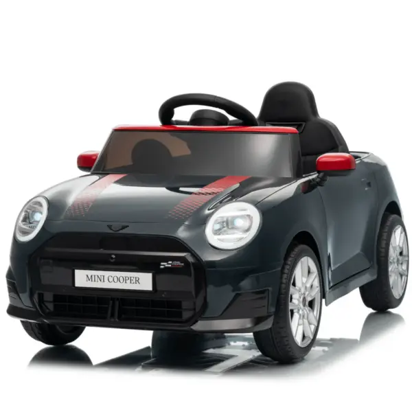 Elektriline lasteauto Mini Cooper 90W 12V 7Ah, EVA rattad, pehmendatud iste, must