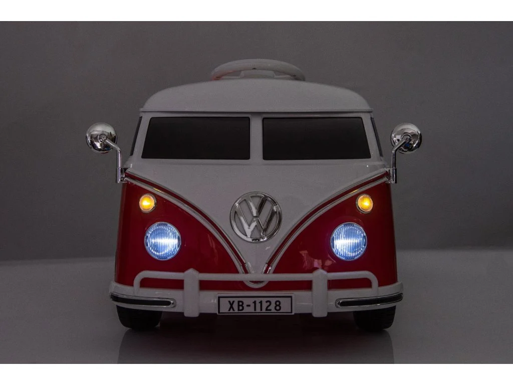 Elektriline lasteauto VW Samba Bus, 70W, 12V 7Ah aku, pehmed rattad, pehmendatud iste, roosa - Pilt 3