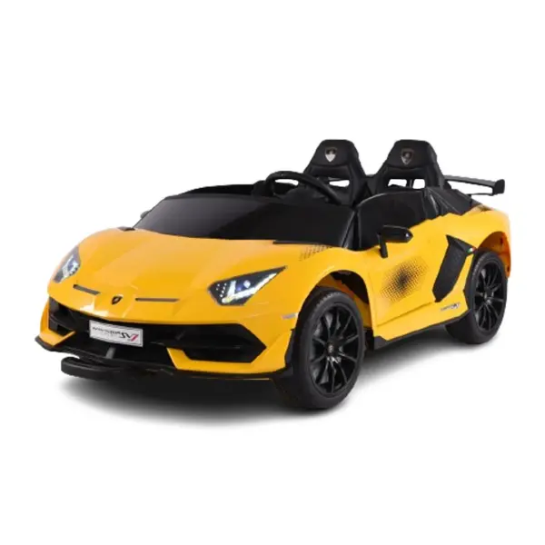 Litsentseeritud lasteauto Lamborghini Aventador Xago, 2 istekohta, 12V, 90W, Deluxe, kollane