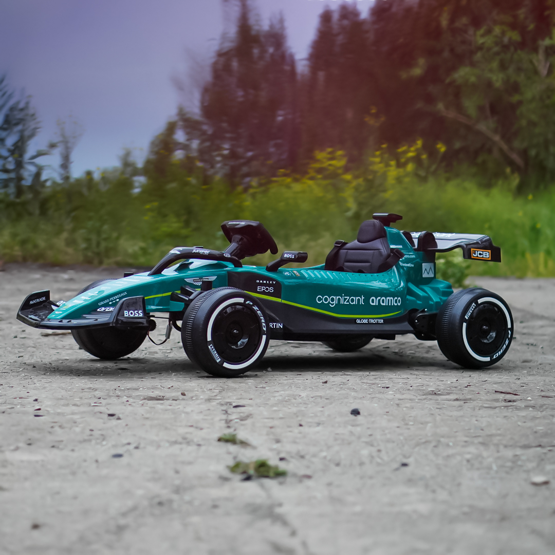 Laste elektriline Formula 1 auto Aston Martin 24V 160W, Premium, nahkistmega - Pilt 5