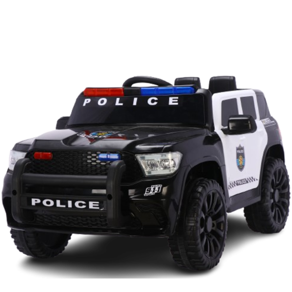 Premium politseiauto lastele, 12V 120W, must