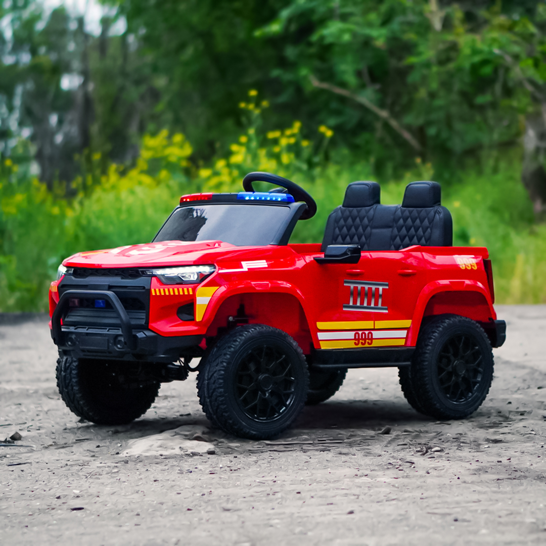 FirePatrol nelikveoline elektriline lasteauto 24V, vanuses 3-6 aastat, 800W, Premium Edition - Pilt 4