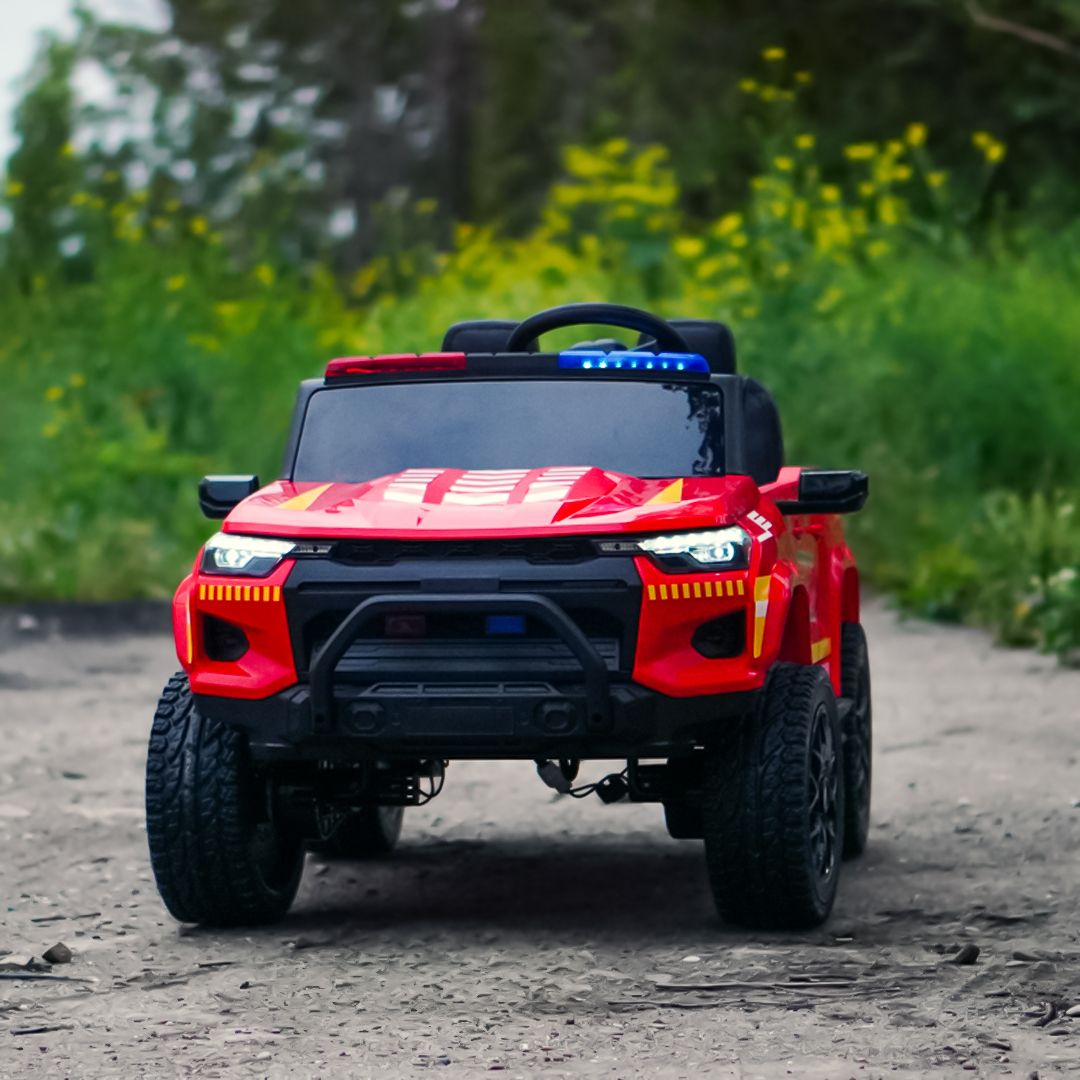 FirePatrol nelikveoline elektriline lasteauto 24V, vanuses 3-6 aastat, 800W, Premium Edition - Pilt 3