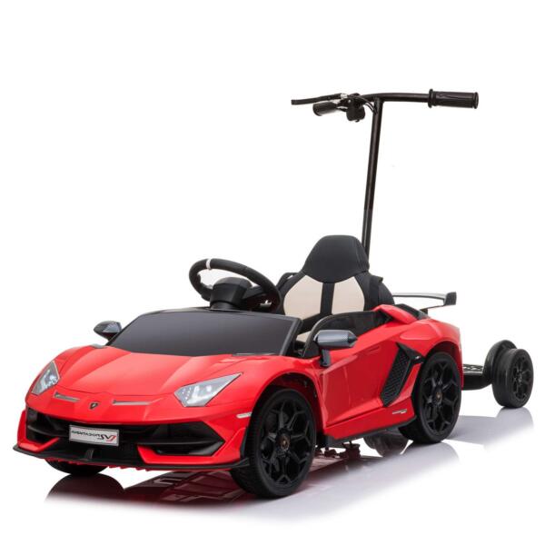 Litsentseeritud lasteauto Lamborghini Aventador SVJ hoverboardiga, 70W, 12V 14Ah, Premium