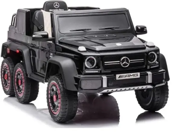 Premium elektriline lasteauto Mercedes-Benz G63 6x6, 210W, 12V 10Ah, must