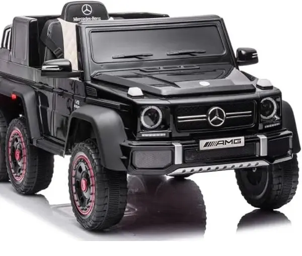 Premium elektriline lasteauto Mercedes-Benz G63 6x6, 210W, 12V 10Ah, must