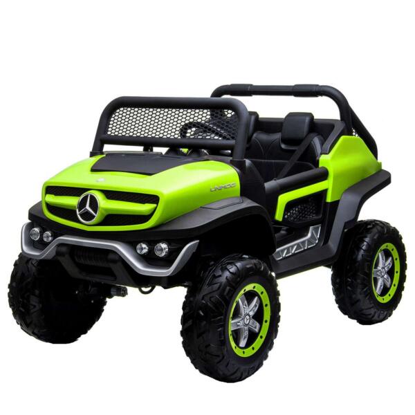 Litsentseeritud elektriline lasteauto Mercedes UNIMOG, 2 lapsele, 4x4 140W, PREMIUM
