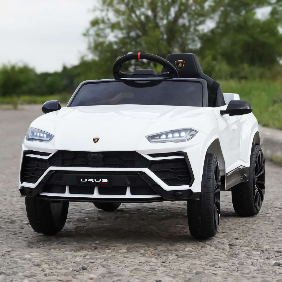 Litsentseeritud elektriline lasteauto Lamborghini Urus, vanuses 2-5 aastat, 70W, 12V-7Ah, valge - Pilt 2
