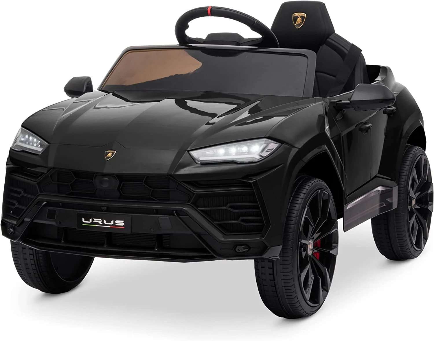 Litsentseeritud elektriline lasteauto Lamborghini Urus, vanuses 2-5 aastat, 70W, 12V-7Ah, must